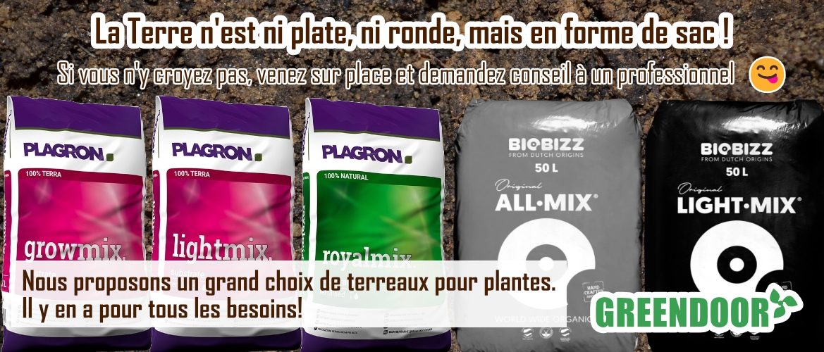 Terreau de pointe de Plagron et Biobizz