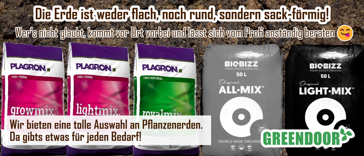 Spitzenerde von Plagron und Biobizz